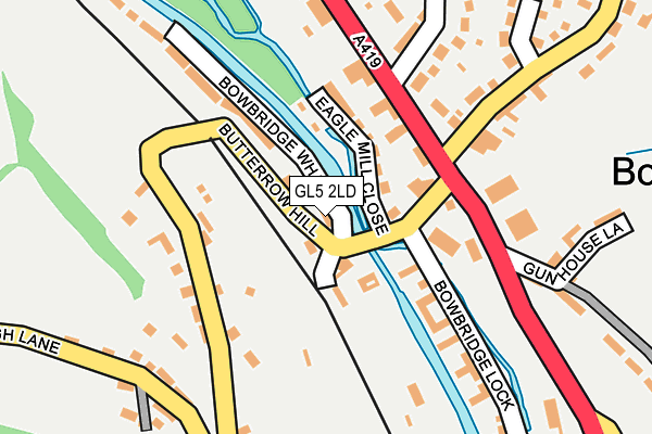 GL5 2LD map - OS OpenMap – Local (Ordnance Survey)