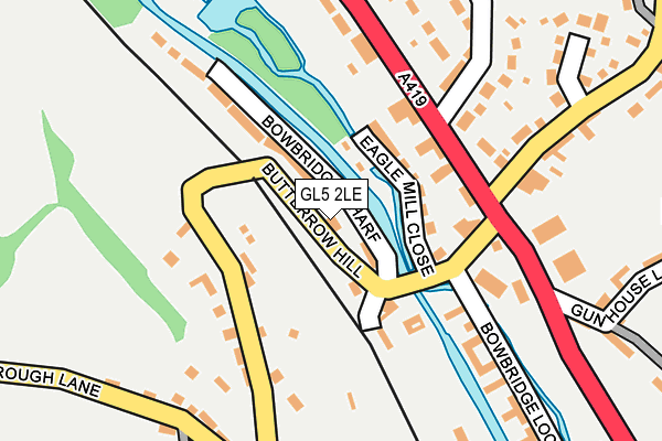 GL5 2LE map - OS OpenMap – Local (Ordnance Survey)