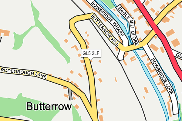 GL5 2LF map - OS OpenMap – Local (Ordnance Survey)