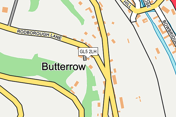 GL5 2LH map - OS OpenMap – Local (Ordnance Survey)
