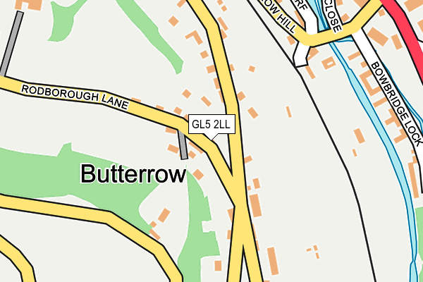 GL5 2LL map - OS OpenMap – Local (Ordnance Survey)