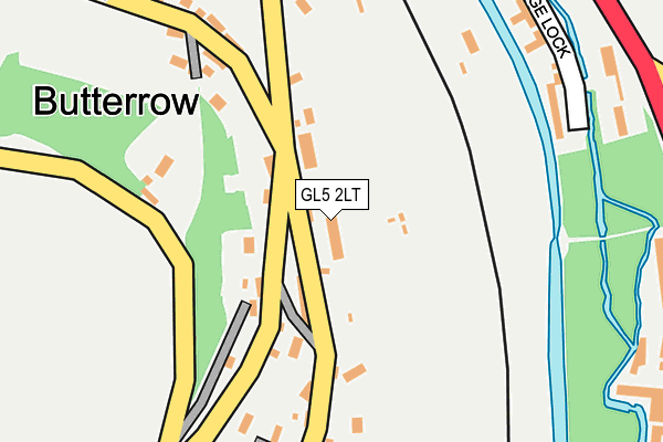 GL5 2LT map - OS OpenMap – Local (Ordnance Survey)