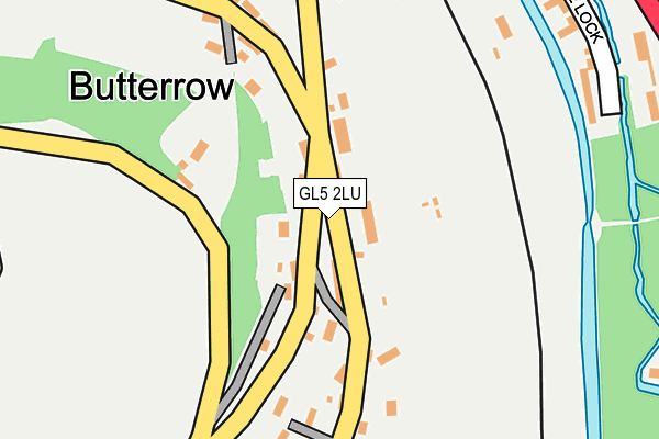 GL5 2LU map - OS OpenMap – Local (Ordnance Survey)