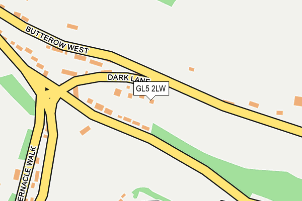 GL5 2LW map - OS OpenMap – Local (Ordnance Survey)