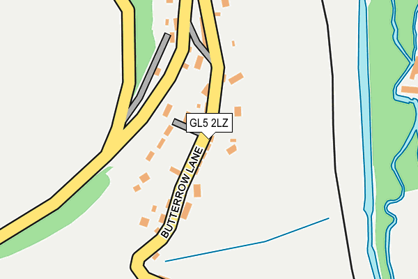 GL5 2LZ map - OS OpenMap – Local (Ordnance Survey)