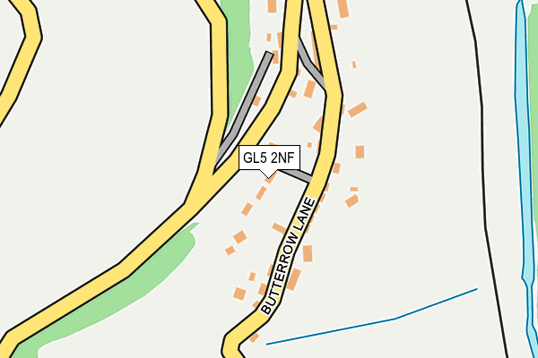 GL5 2NF map - OS OpenMap – Local (Ordnance Survey)
