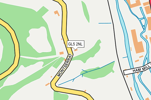 GL5 2NL map - OS OpenMap – Local (Ordnance Survey)