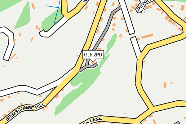GL5 2PD map - OS OpenMap – Local (Ordnance Survey)