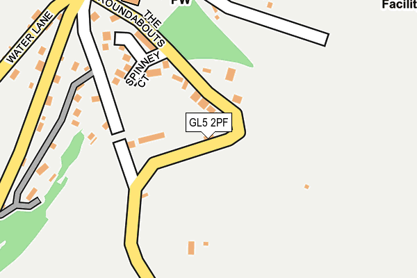 GL5 2PF map - OS OpenMap – Local (Ordnance Survey)