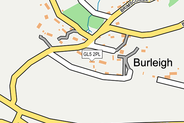GL5 2PL map - OS OpenMap – Local (Ordnance Survey)
