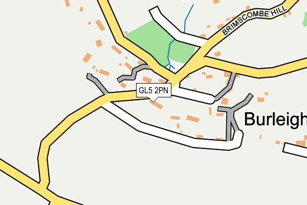 GL5 2PN map - OS OpenMap – Local (Ordnance Survey)