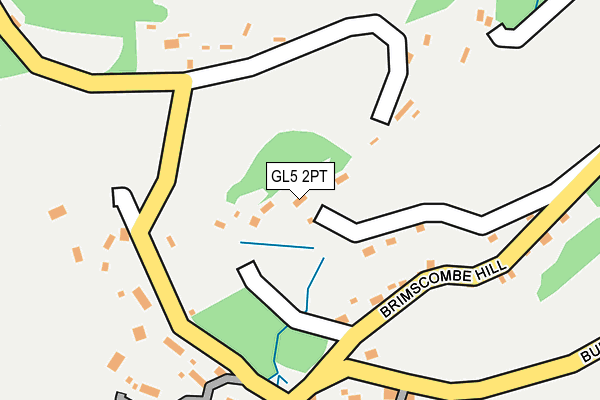 GL5 2PT map - OS OpenMap – Local (Ordnance Survey)