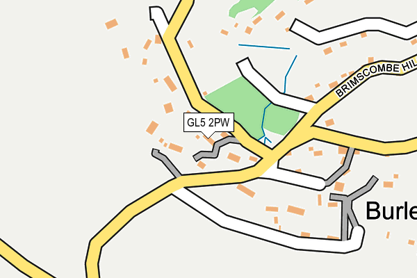 GL5 2PW map - OS OpenMap – Local (Ordnance Survey)