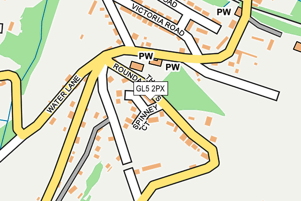 GL5 2PX map - OS OpenMap – Local (Ordnance Survey)