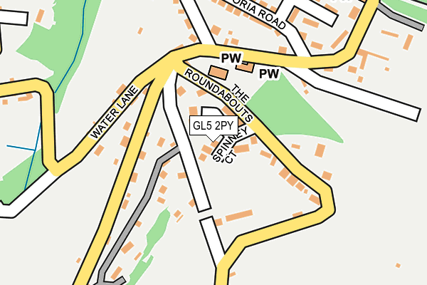 GL5 2PY map - OS OpenMap – Local (Ordnance Survey)