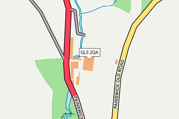 GL5 2QA map - OS OpenMap – Local (Ordnance Survey)