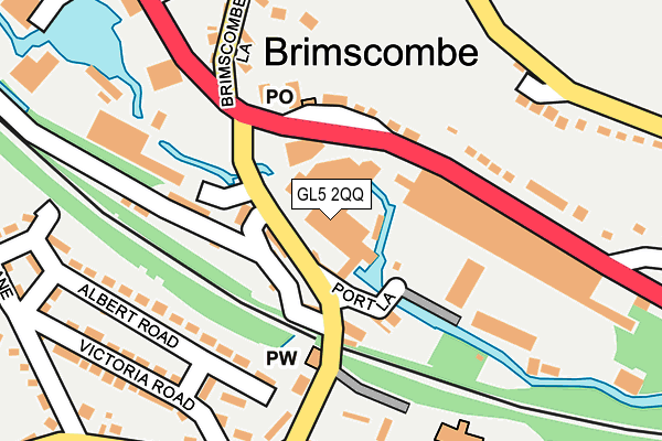 GL5 2QQ map - OS OpenMap – Local (Ordnance Survey)