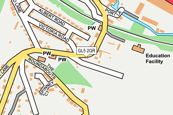 GL5 2QR map - OS OpenMap – Local (Ordnance Survey)