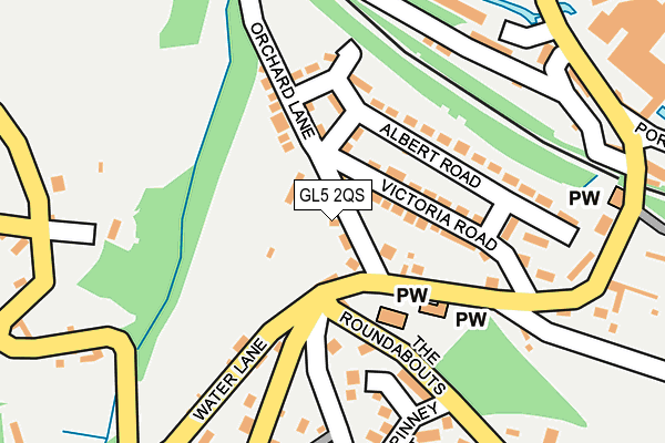 GL5 2QS map - OS OpenMap – Local (Ordnance Survey)