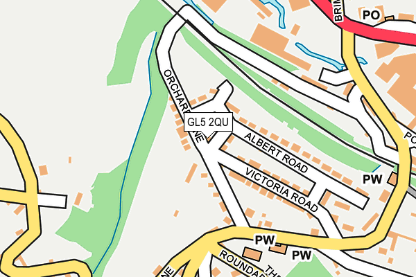 GL5 2QU map - OS OpenMap – Local (Ordnance Survey)