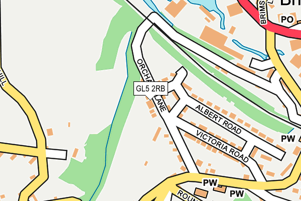 GL5 2RB map - OS OpenMap – Local (Ordnance Survey)