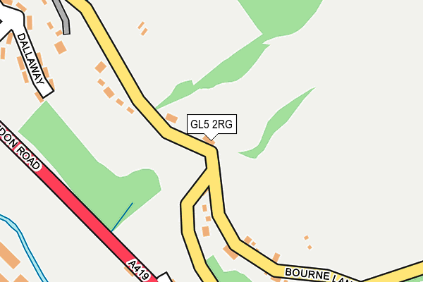 GL5 2RG map - OS OpenMap – Local (Ordnance Survey)