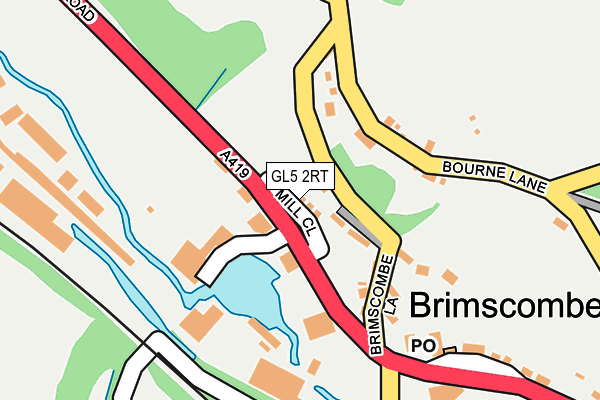 GL5 2RT map - OS OpenMap – Local (Ordnance Survey)