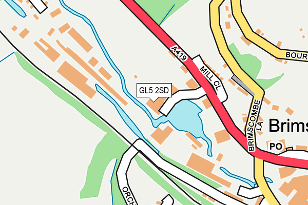 GL5 2SD map - OS OpenMap – Local (Ordnance Survey)