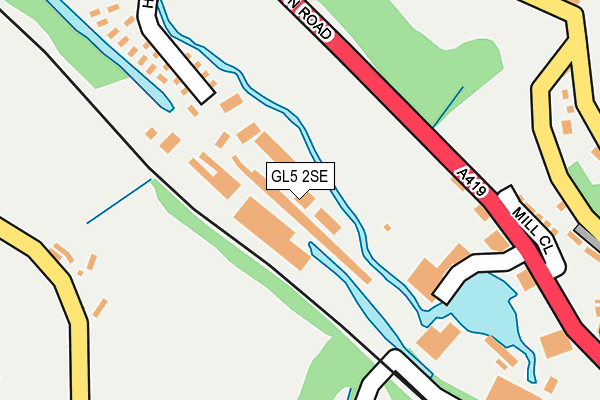 GL5 2SE map - OS OpenMap – Local (Ordnance Survey)