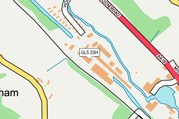 GL5 2SH map - OS OpenMap – Local (Ordnance Survey)