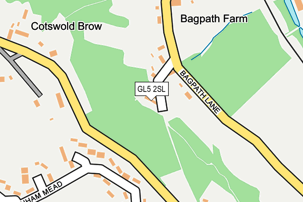 GL5 2SL map - OS OpenMap – Local (Ordnance Survey)