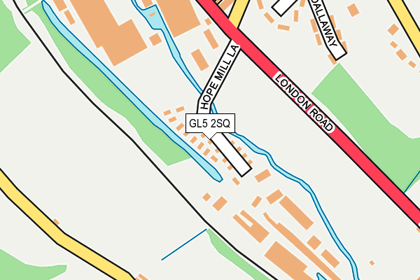GL5 2SQ map - OS OpenMap – Local (Ordnance Survey)