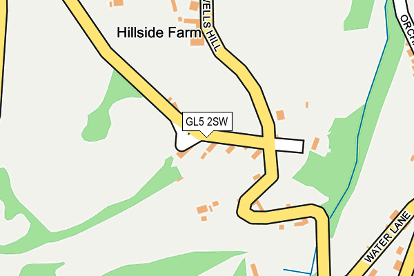 GL5 2SW map - OS OpenMap – Local (Ordnance Survey)