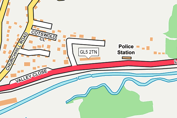 GL5 2TN map - OS OpenMap – Local (Ordnance Survey)