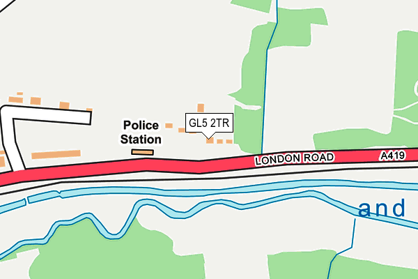 GL5 2TR map - OS OpenMap – Local (Ordnance Survey)