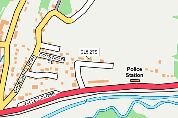 GL5 2TS map - OS OpenMap – Local (Ordnance Survey)