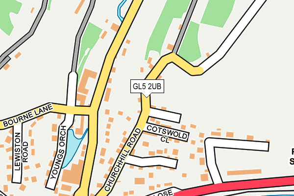 GL5 2UB map - OS OpenMap – Local (Ordnance Survey)