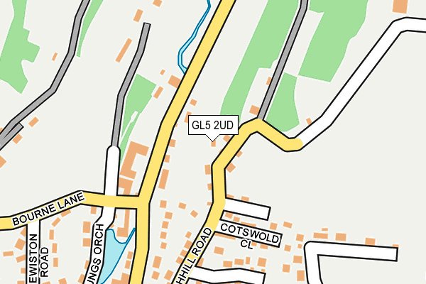 GL5 2UD map - OS OpenMap – Local (Ordnance Survey)