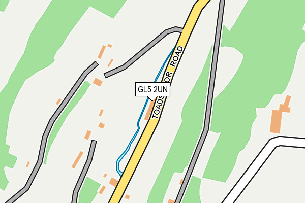 GL5 2UN map - OS OpenMap – Local (Ordnance Survey)