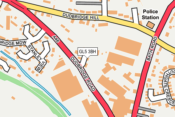 GL5 3BH map - OS OpenMap – Local (Ordnance Survey)