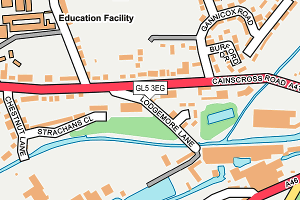 GL5 3EG map - OS OpenMap – Local (Ordnance Survey)