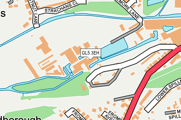 GL5 3EH map - OS OpenMap – Local (Ordnance Survey)