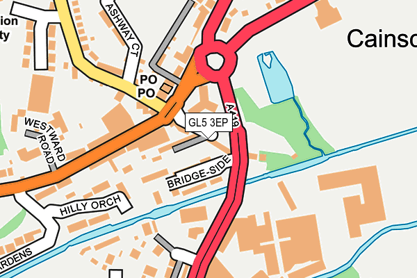 GL5 3EP map - OS OpenMap – Local (Ordnance Survey)