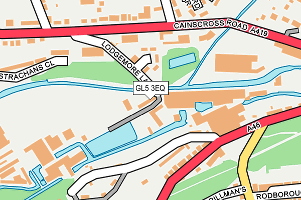 GL5 3EQ map - OS OpenMap – Local (Ordnance Survey)