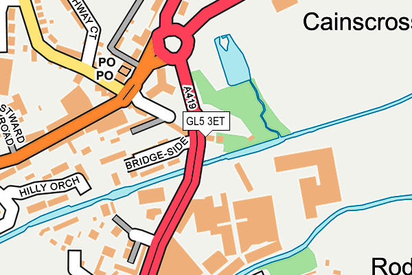 GL5 3ET map - OS OpenMap – Local (Ordnance Survey)