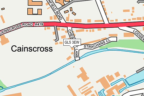 Map of COTSWOLD CARPENTRY & CONSTRUCTION LTD at local scale