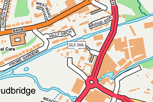 GL5 3HA map - OS OpenMap – Local (Ordnance Survey)