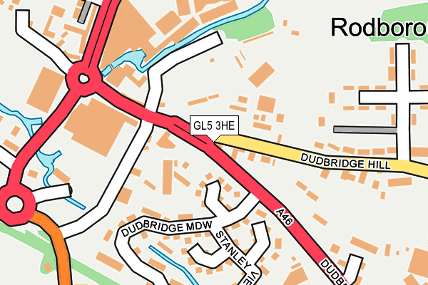 GL5 3HE map - OS OpenMap – Local (Ordnance Survey)