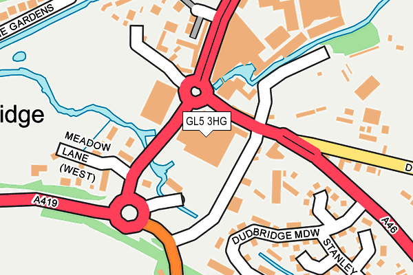 GL5 3HG map - OS OpenMap – Local (Ordnance Survey)