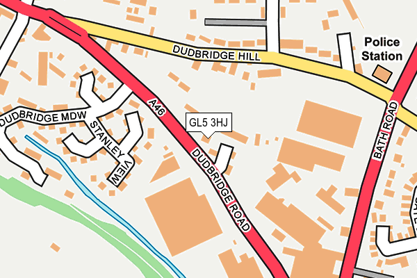 GL5 3HJ map - OS OpenMap – Local (Ordnance Survey)